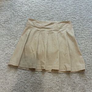 GUC The Children's Place Khaki Pleated Mini Skirt